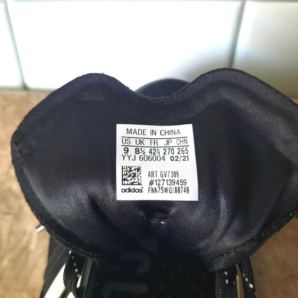 Adidas Men's Size 9 Black CC Revolution U Running Shoes Sneakers. New w/o box! - Picture 3 of 11